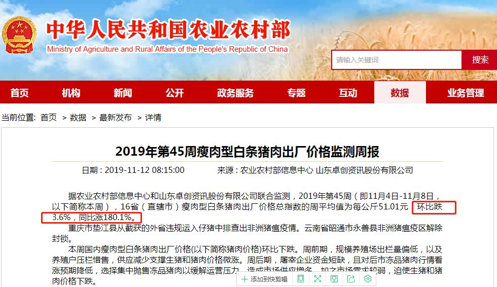 总理昨天开会又谈了猪肉问题，情况到底怎么样？