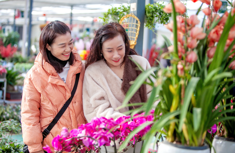 【网络中国节·春节】许昌新春花市年味儿浓