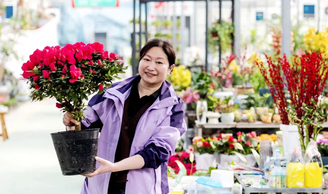 【网络中国节·春节】许昌新春花市年味儿浓