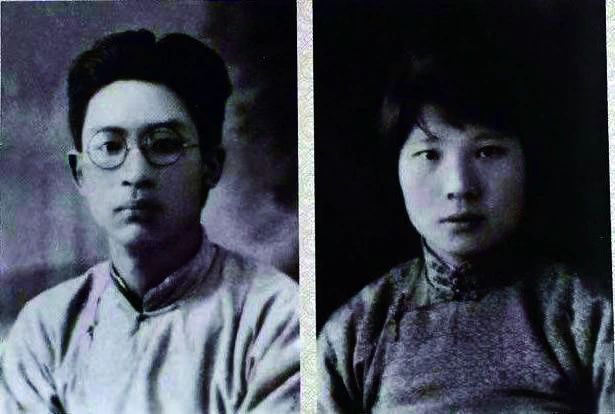 他俩，情侣，没有合影，为革命牺牲时还很年轻